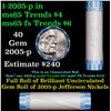 Image 1 : Shotgun Jefferson 5c roll, 2005-p 40 pcs Bank Wrapper