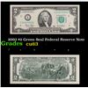 Image 1 : 2003 $2 Green Seal Federal Reserve Note Grades Select CU