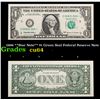 Image 1 : 1999 **Star Note** $1 Green Seal Federal Reserve Note Grades Choice CU