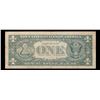 Image 3 : 1963B $1 'Barr Note' Green Seal Federal Reserve Note Grades vf+