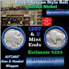 Image 1 : Buffalo Nickel Shotgun Roll in Old Bank Style 'Automat Horn & Hardart, Abbott Coin Counter' Wrapper 