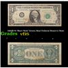 Image 1 : 1963B $1 'Barr Note' Green Seal Federal Reserve Note Grades vf+