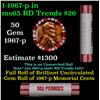 Image 1 : Shotgun Lincoln 1c roll, 1967-p 50 pcs Brandt 50c Wrapper.