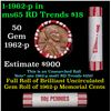 Image 1 : Shotgun Lincoln 1c roll, 1962-p 50 pcs Brandt 50c Wrapper.