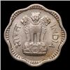 Image 2 : 1966(B) India (Republic) 10 Paise KM# 25 Grades Select+ Unc
