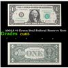 Image 1 : 2003A $1 Green Seal Federal Reserve Note Grades Gem CU