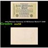 Image 1 : 1923 Weimar Germany 10 Million Marks Note P: 106B Grades Choice AU/BU Slider