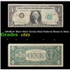 Image 1 : 1963B $1 'Barr Note' Green Seal Federal Reserve Note Grades vf+