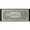 Image 3 : 1963B $1 'Barr Note' Green Seal Federal Reserve Note Grades vf+