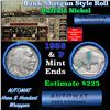 Image 1 : Buffalo Nickel Shotgun Roll in Old Bank Style 'Automat Horn & Hardart, Abbott Coin Counter' Wrapper 