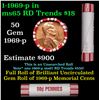 Image 1 : Shotgun Lincoln 1c roll, 1969-p 50 pcs Brandt 50c Wrapper.