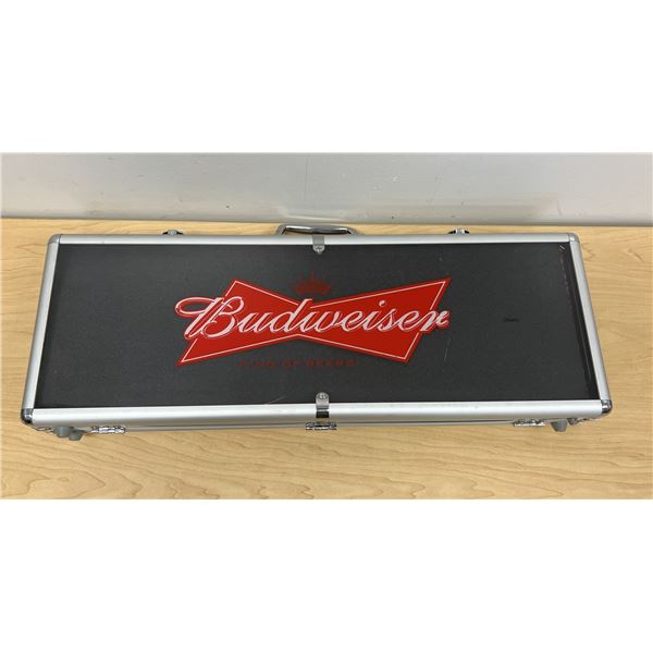 Budweiser Poker Set as pictured see photos for details