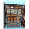 Image 1 : CHINESE WOOD 5 DOOR 2 DRAWER CABINET APPROX 69"X38"X17"