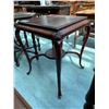 Image 2 : 2 TIER SQUARE WOOD END TABLE APPROX 30"X24"