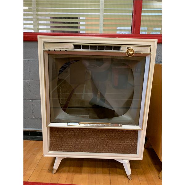 VINTAGE IMPERIAL ADMIRAL 330 TELEVISION BOX APPROX 37"X27"X17"