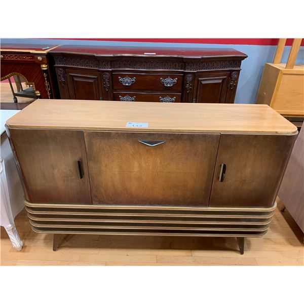 VINTAGE LOEWE OPTA STEREOPHONIC ATLANTIA-STEREO TYPE 5990 STEREO CABINET APPROX 34"X54"X16"