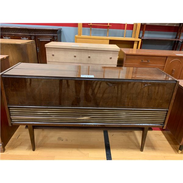 VINTAGE TELEFUNKEN SALZBURG 5396 MX STEREO CABINET (SOME DAMAGE ON FRONT) APPROX 30"X54"X14"