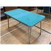 Image 2 : VINTAGE DINER METAL TABLE (29"X52"X30") WITH LEAF