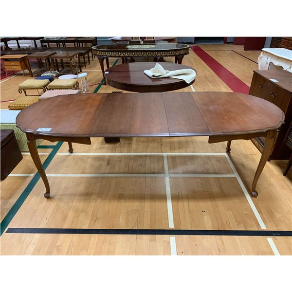 WOOD DINING TABLE (29"X94"X30") WITH 3 LEAFS