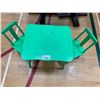Image 2 : 3-PC WOOD KIDS TABLE SET INCLUDING TABLE 21"X36"X21" & 2 CHAIRS