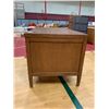 Image 3 : 6 DRAWER WOOD LOCKING DESK (NO KEY) APPROX 31"X60"X30"