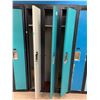 Image 2 : SET OF 3 FULL SIZE METAL LOCKERS APPROX 72"X36"X15"