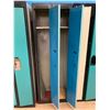 Image 2 : SET OF 2 FULL SIZE METAL LOCKERS APPROX 72"X24"X15"