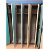Image 2 : SET OF 4 FULL SIZE METAL LOCKERS APPROX 72"X48"X15"