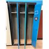 Image 2 : SET OF 3 FULL SIZE METAL LOCKERS APPROX 72"X36"X15"