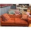 Image 1 : VINTAGE SOFA WITH 3 THROW PILLOWS