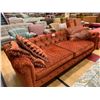 Image 2 : VINTAGE SOFA WITH 3 THROW PILLOWS