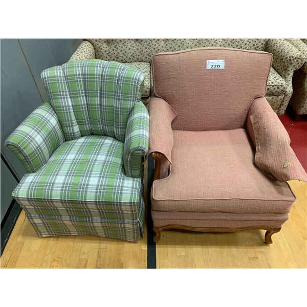 2 VINTAGE LOUNGE CHAIRS
