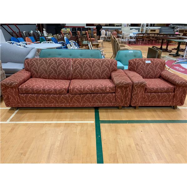 2-PC SOFA SET INCLUDING; SOFA & LOUNGE CHAIR