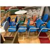 Image 3 : 10 ASSORTED VINTAGE OUTDOOR METAL CHAIRS