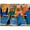 Image 4 : 10 ASSORTED VINTAGE OUTDOOR METAL CHAIRS