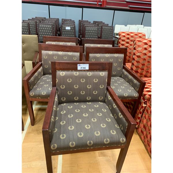 5 WOOD CHAIRS