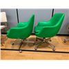 Image 2 : 2 VINTAGE ROLLING OFFICE CHAIRS