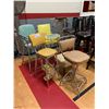 Image 2 : 5 ASSORTED CHAIRS INCLUDING; BOOSTER CHAIRS, VINTAGE STOOLS & MORE