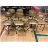 Image 1 : 7 ASSORTED METAL & WOOD CHAIRS