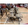 Image 3 : 7 ASSORTED METAL & WOOD CHAIRS