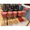 Image 2 : 4 VINTAGE METAL STOOLS & METAL CHAIR