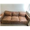 Image 1 : VINTAGE STUDDED LEATHER SOFA