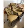 Image 2 : 2 VINTAGE TUFTED BACK CHAIRS