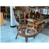 Image 3 : 2 CARVED WOOD CHAIRS & WOOD CHAIR MISSING SEAT