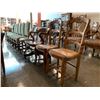 Image 2 : 4 ASSORTED CHAIRS INCLUDING; 2 ROLLING OFFICE CHAIRS & 2 WHICKER CHAIRS