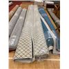 Image 1 : 2 18' WIDE MATCHING PATTERNED AREA RUGS