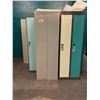 Image 1 : ASSORTED FULL SIZE METAL LOCKERS (MUST TAKE ALL, LIGHT COVERS NOT INCLUDED)