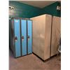 Image 1 : ASSORTED FULL SIZE METAL LOCKERS (MUST TAKE ALL, CHAIRS NOT INCLUDED)