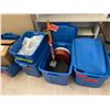Image 4 : TOTES & BOX OF ASSORTED ITEMS INCLUDING; GIFT BOXES, GLASSWARE, HAT BOXES & MORE