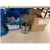 Image 4 : TOTES & BOX OF ASSORTED ITEMS INCLUDING; FRAMED ART, GARDEN SHEARS, NESTING BOXES & MORE (TABLE N...